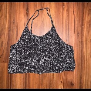 Garage Floral Crop Tank